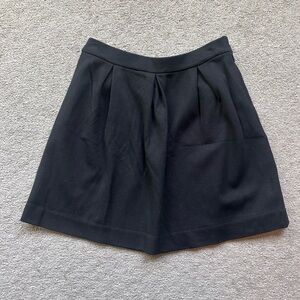 Madewell Classic Black mini skirt pleated